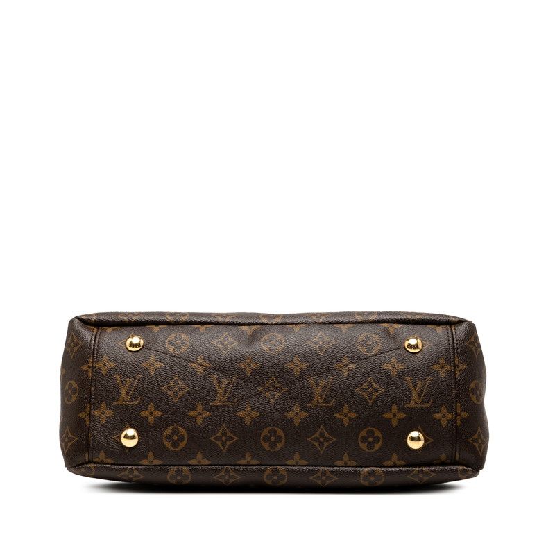 Louis Vuitton Monogram Pallas 2-Way Shoulder Bag Brown Noir Black — view 3