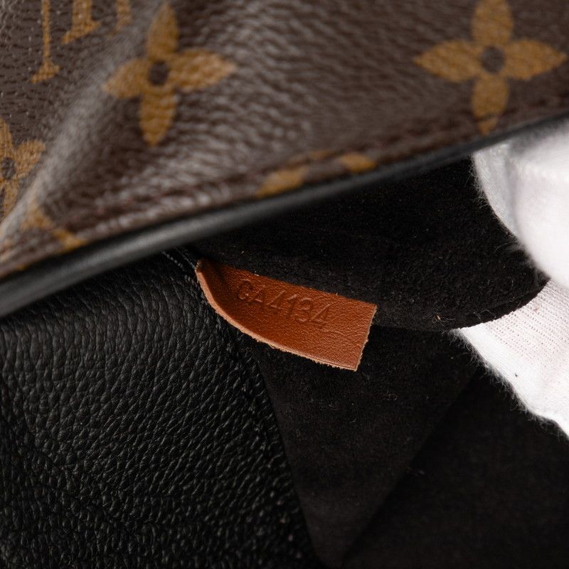 Louis Vuitton Monogram Pallas 2-Way Shoulder Bag Brown Noir Black — view 6