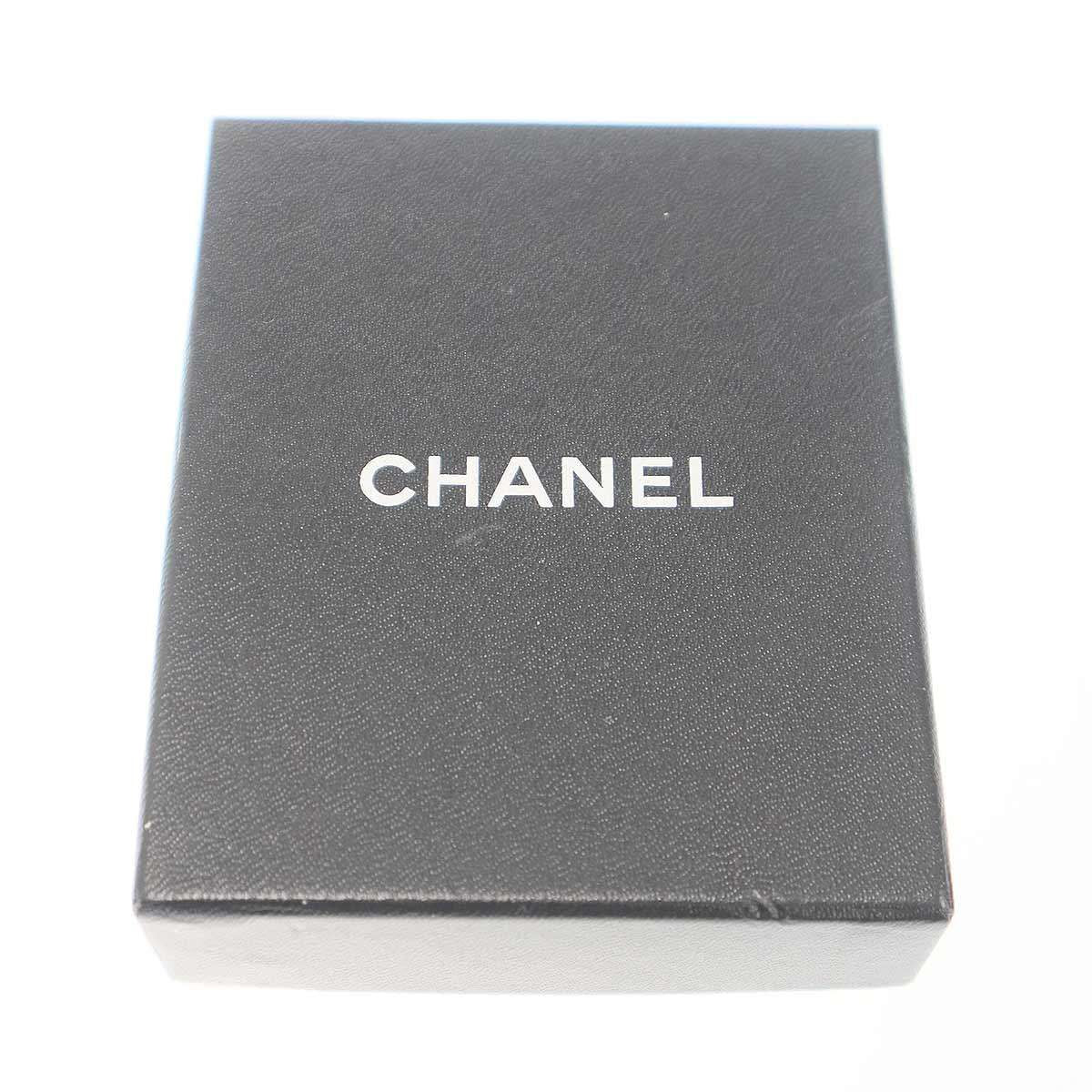 Chanel CC Logo Metal Barrette Silver — view 4