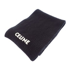 Celine Knit Scarf Wool Black