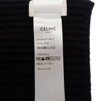 Celine Knit Scarf Wool Black