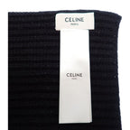 Celine Knit Scarf Wool Black