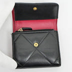 Chanel 19 Small Flap Wallet Black Lambskin Leather Trifold — view 5