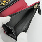 Chanel 19 Small Flap Wallet Black Lambskin Leather Trifold — view 8