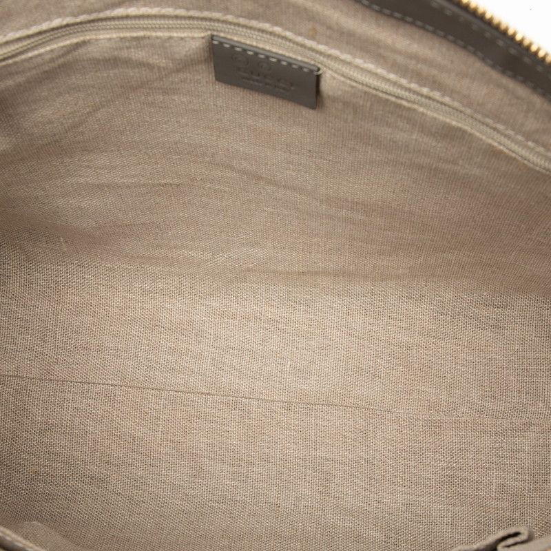 Gucci Micro Guccissima 2-Way Shoulder Bag Gray Leather — view 4