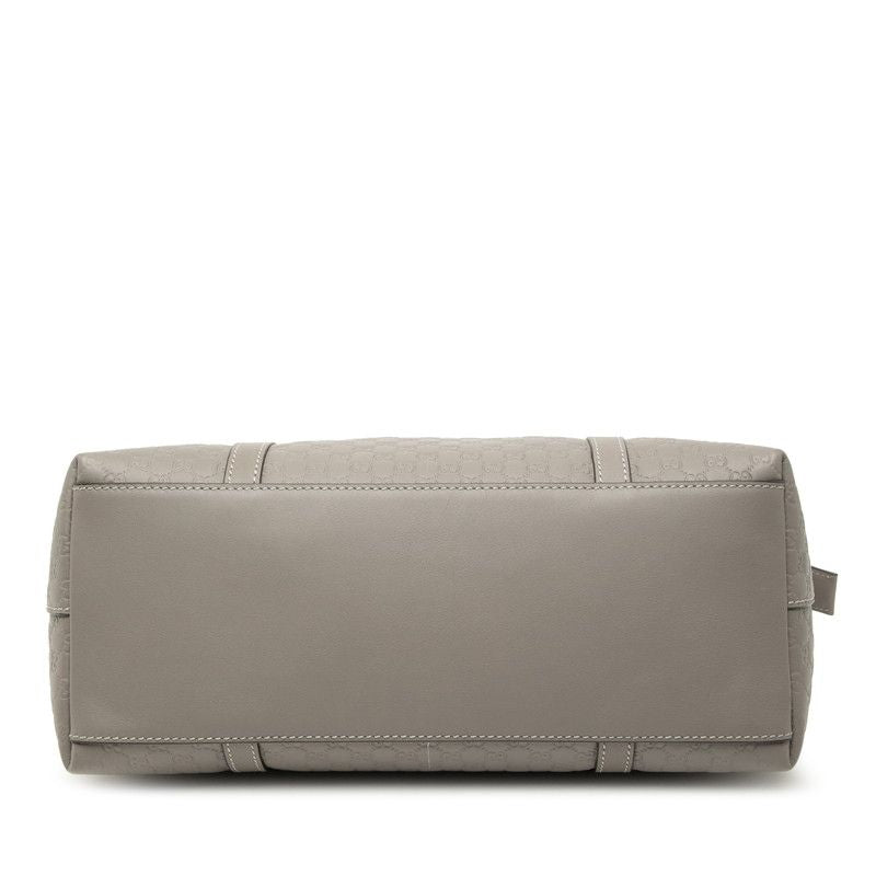 Gucci Micro Guccissima 2-Way Shoulder Bag Gray Leather — view 3