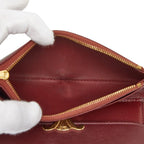 Celine Triomphe Wine Red Gold Leather — view 7