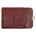 Celine Triomphe Wine Red Gold Leather — view 8