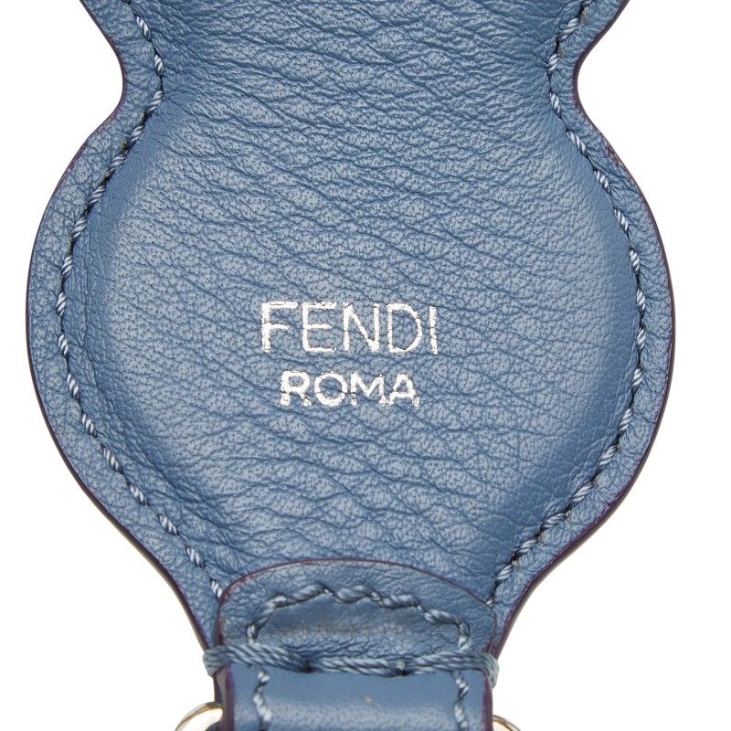 Fendi Strap Yue Studded Light Blue Multicolor Leather — view 6