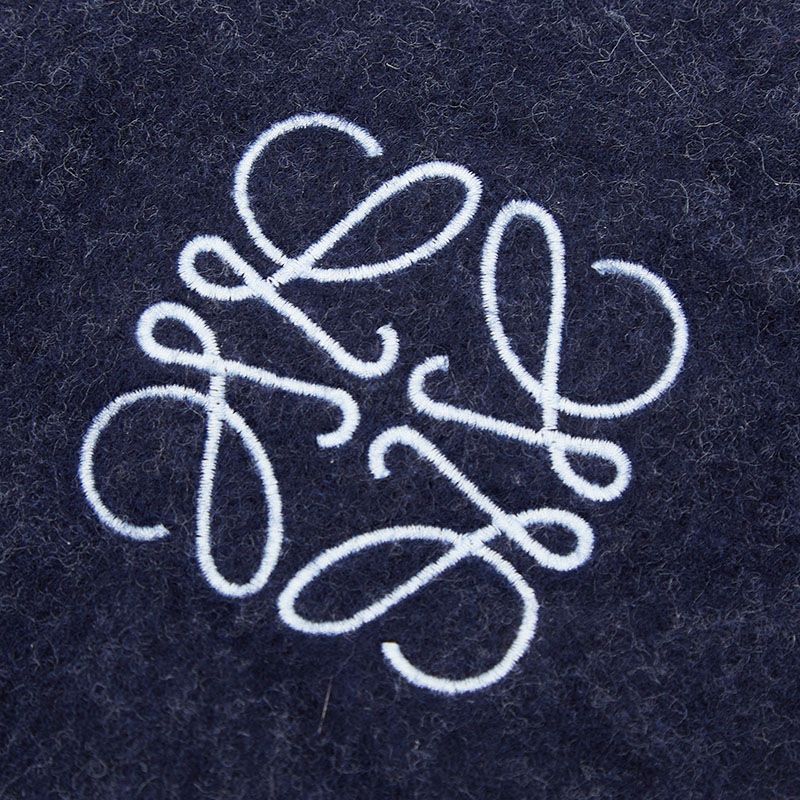 Loewe Anagram Navy Light Blue Wool Cashmere — view 3