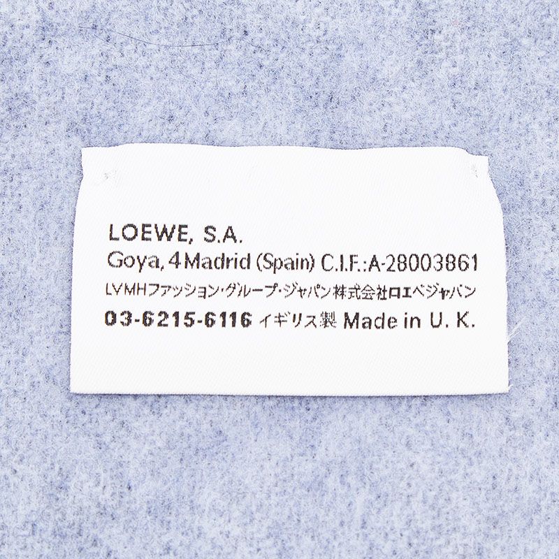 Loewe Anagram Navy Light Blue Wool Cashmere — view 4