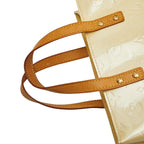 Louis Vuitton Monogram Vernis Reed PM Beige Patent Leather Handbag — view 8