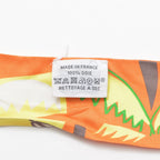 Hermes Twilly Scarf Sea Surfand Fun Sea Surf and Surfing Silk Orange Yellow — view 5