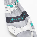 Hermes Twilly Horseback Equipment Gray Multicolor Scarf — view 3