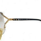 Dior Vintage Rimless Sunglasses Gradient Lens Gold — view 4