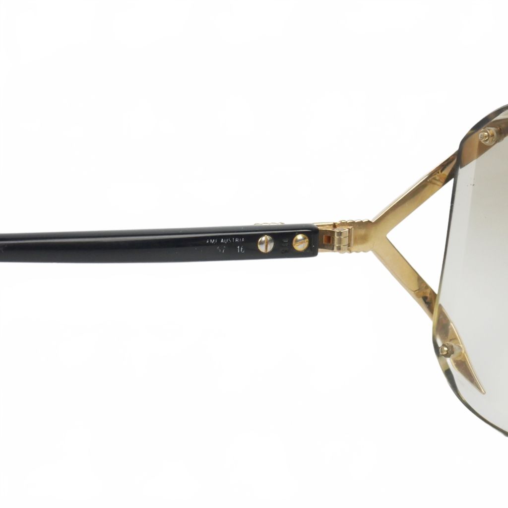 Dior Vintage Rimless Sunglasses Gradient Lens Gold — view 5