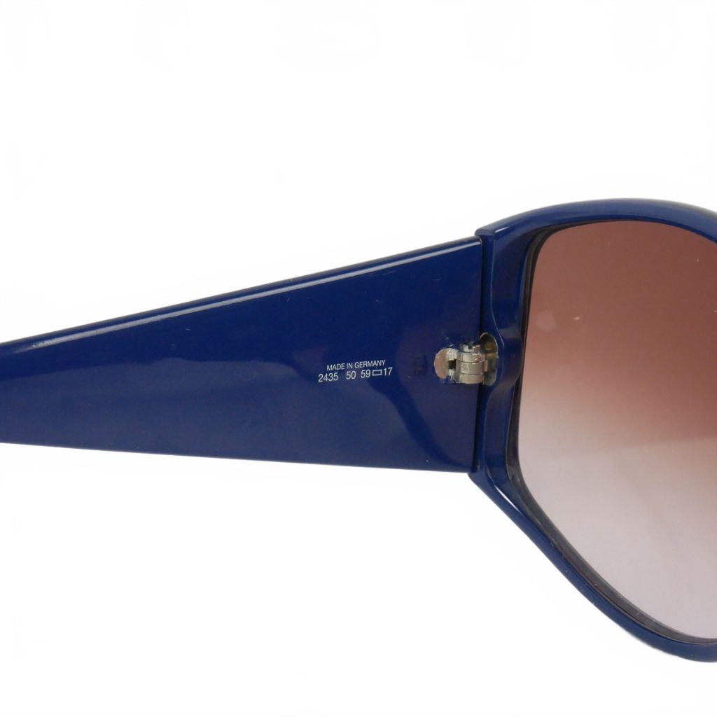 Dior Vintage Sunglasses Self Frame Marble Pattern Blue