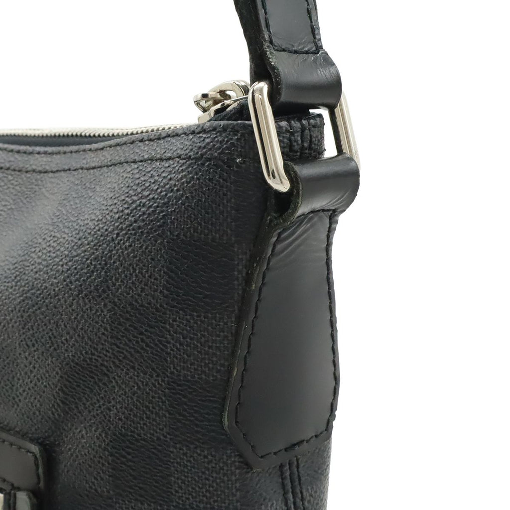 Louis Vuitton Damier Graphite Mick MM Shoulder Bag — view 4