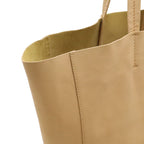 Celine Horizontal Cover Bicolor Tote Large Shoulder Bag Vertical Leather — view 5