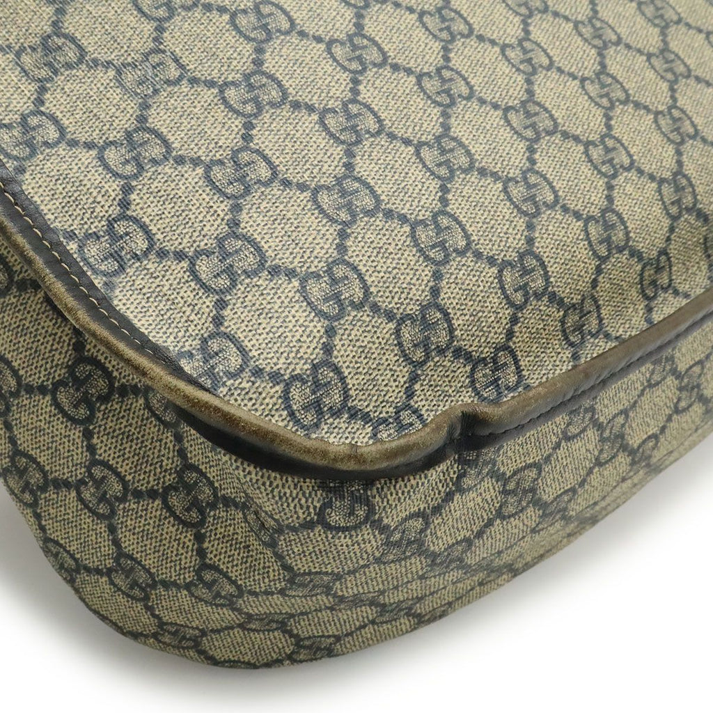 Gucci GG Supreme Plus Shoulder Bag Crossbody Leather Beige — view 3