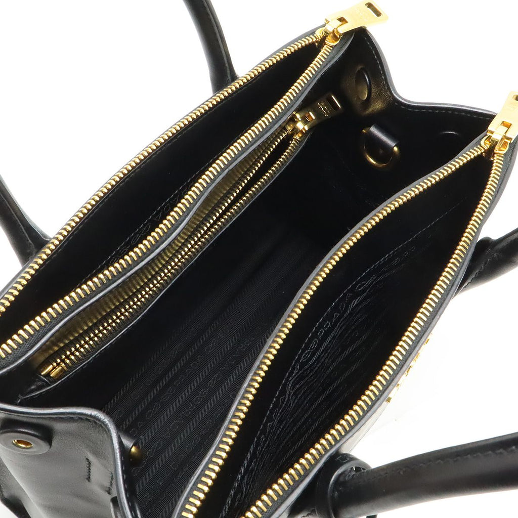 Prada Paradigm 2-Way Shoulder Bag Saffiano Leather Nero Black Gold — view 6