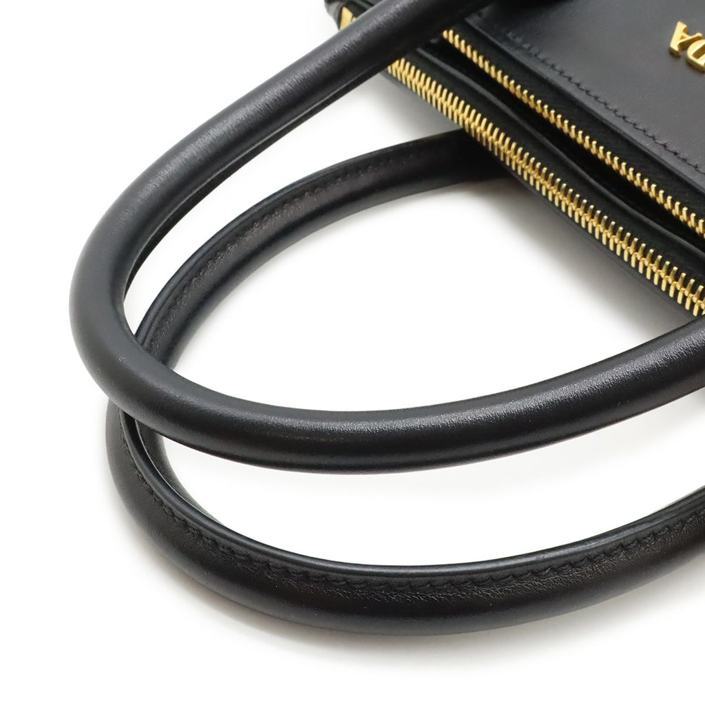 Prada Paradigm 2-Way Shoulder Bag Saffiano Leather Nero Black Gold — view 4