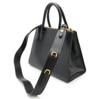 Prada Paradigm 2-Way Shoulder Bag Saffiano Leather Nero Black Gold — view 2