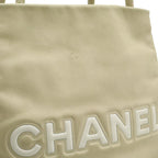 Chanel Camellia Logo Tote Shoulder Leather — view 8