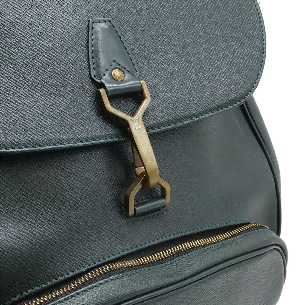 Louis Vuitton Taiga Cassia Backpack Epi Sear Dark Green — view 9