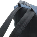 Fendi Logo Backpack Nylon Leather Navy Pink Blue — view 4