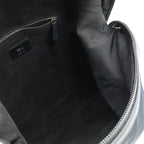 Fendi Logo Backpack Nylon Leather Navy Pink Blue — view 7