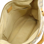 Louis Vuitton Damier Azur Ivora MM Tote 2-Way Shoulder Bag Gold — view 6