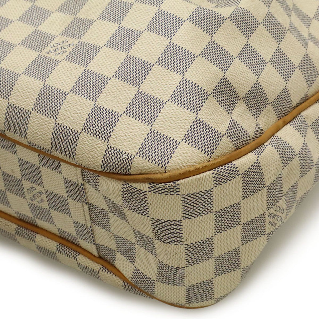Louis Vuitton Damier Azur Ivora MM Tote 2-Way Shoulder Bag Gold — view 3