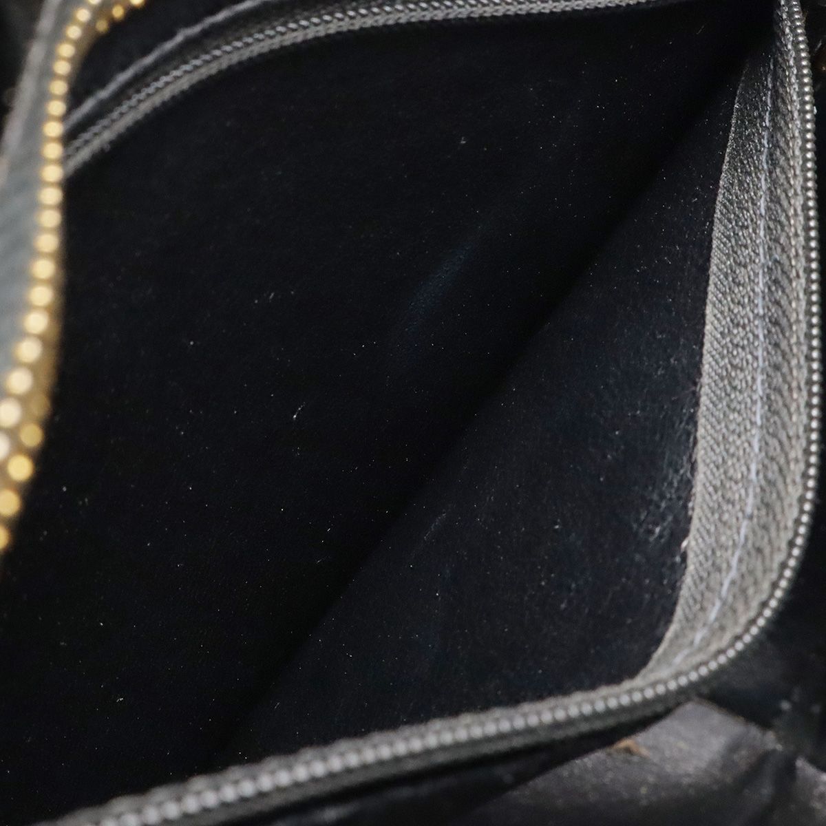 Chanel Quilted CC Logo Medallion Tote Shoulder Bag Enamel Leather Black — view 8
