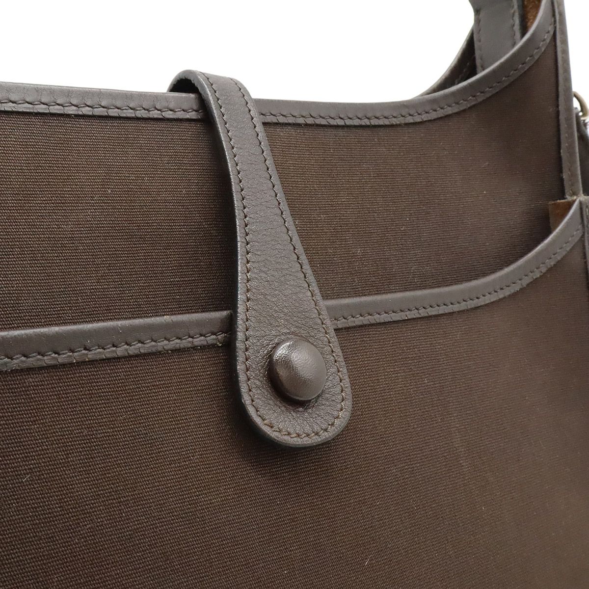 Hermes Evelyne II 2 PM Shoulder Bag Crossbody Toile Officier Canvas — view 7