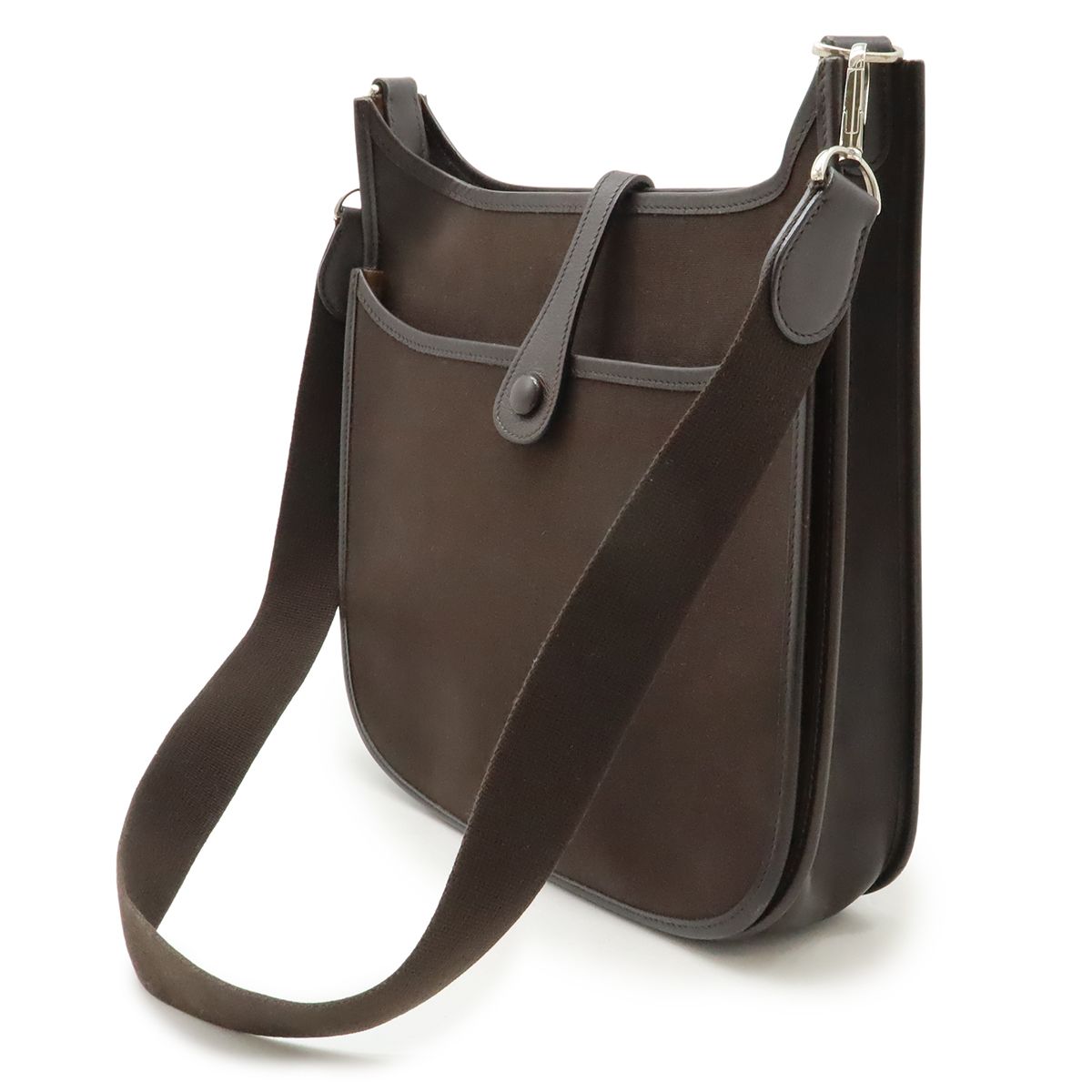 Hermes Evelyne II 2 PM Shoulder Bag Crossbody Toile Officier Canvas — view 2