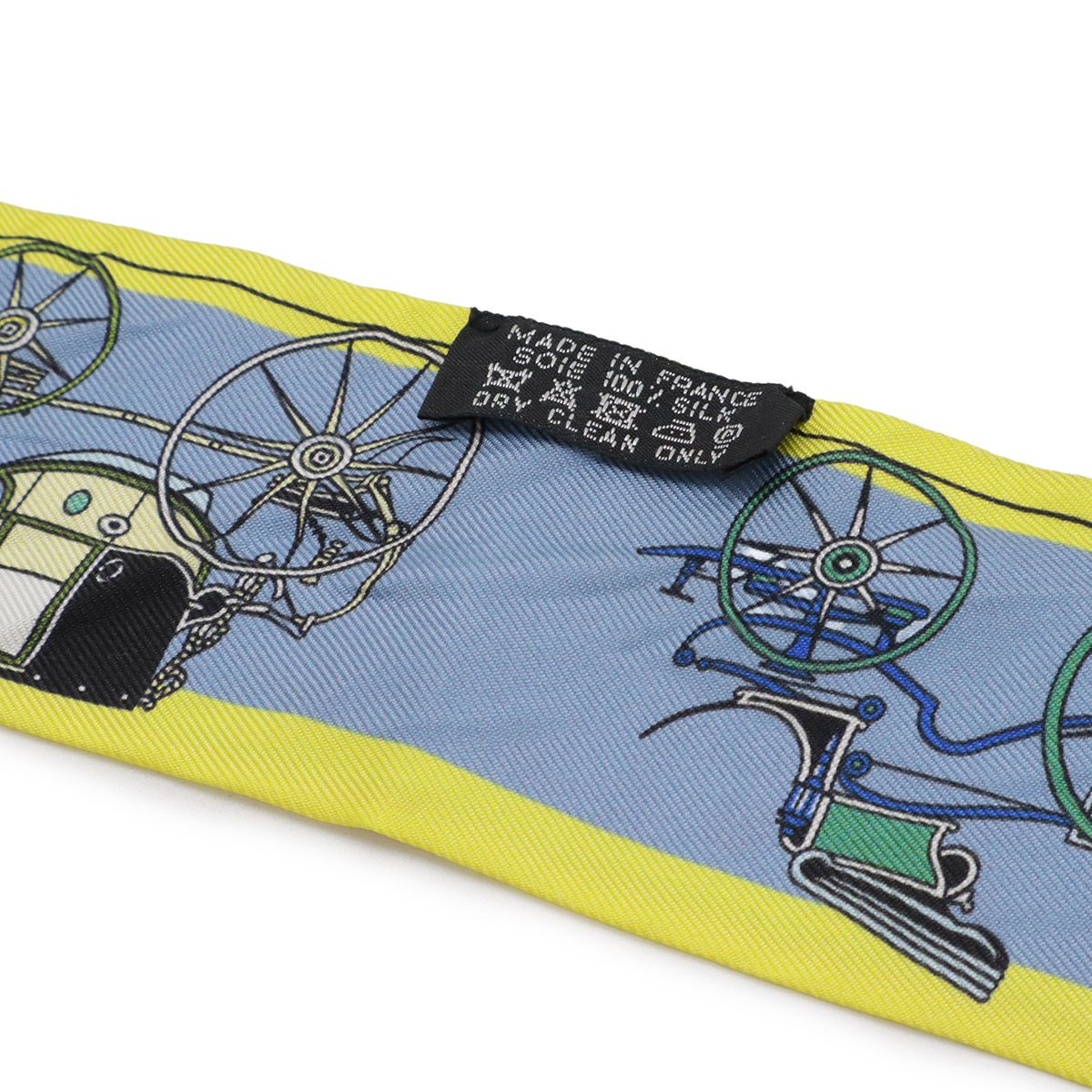 Hermes Twell Twill Scarf Bag les Voitures Nouvelles History — view 6