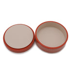 Hermes Boudoir PM Box Interior Ornament Lacquer Orange Red — view 5