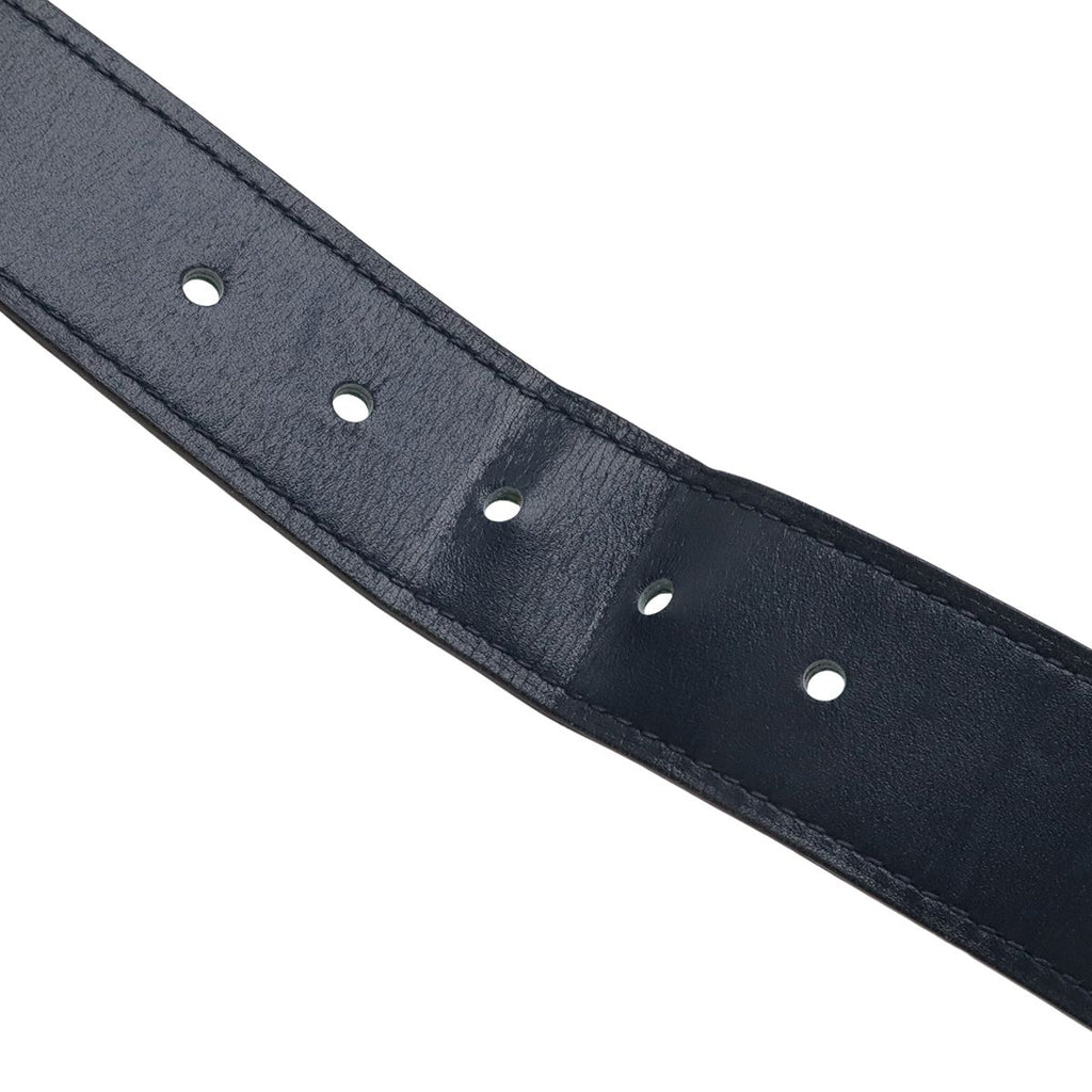 Hermes Cape Cod 32 Belt Reversible Leather Blue Marine Malachite Box Calf Togo — view 6