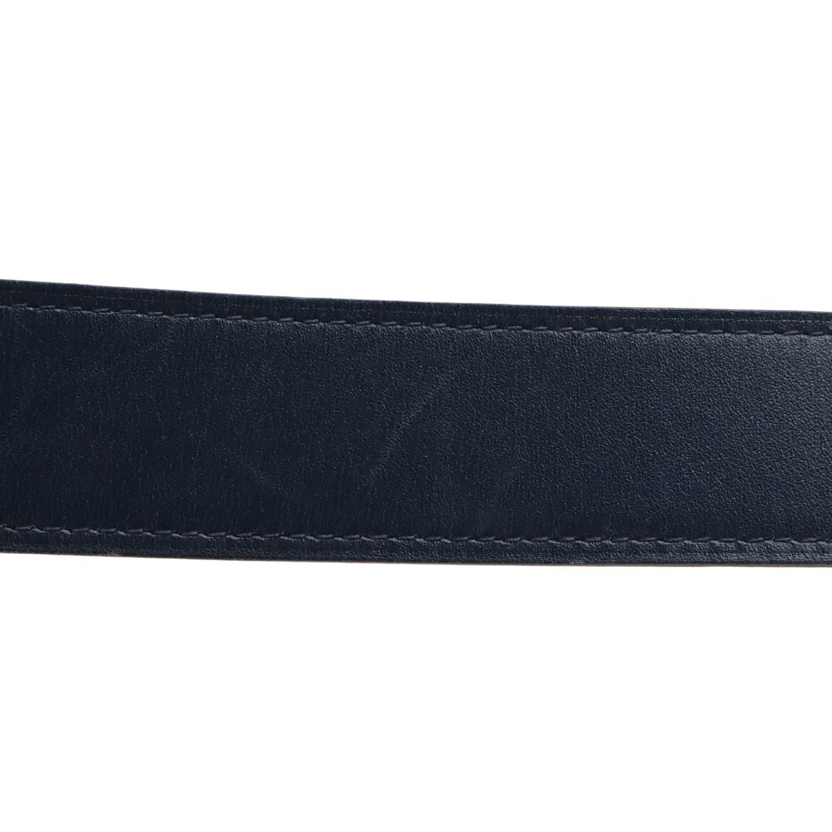 Hermes Cape Cod 32 Belt Reversible Leather Blue Marine Malachite Box Calf Togo — view 5