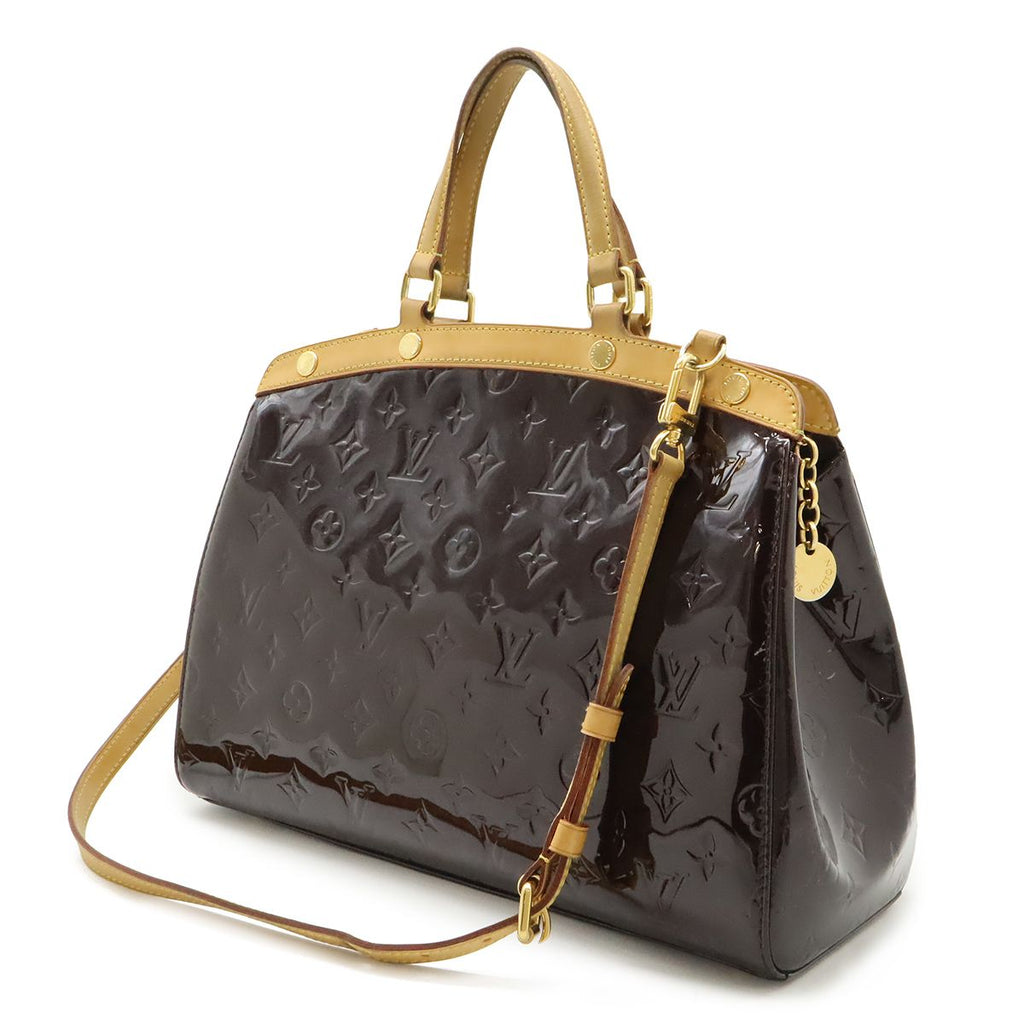 Louis Vuitton Monogram Vernis MM Tote 2-Way Shoulder Bag Enamel — view 2