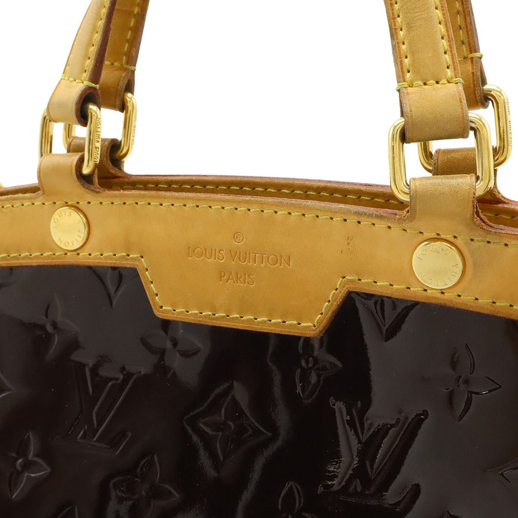 Louis Vuitton Monogram Vernis MM Tote 2-Way Shoulder Bag Enamel — view 8