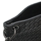 Bottega Veneta Intrecciato Shoulder Bag Crossbody Black — view 6