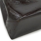 Louis Vuitton Monogram Vernis Wilshire PM Tote Enamel Calf Amarante — view 3