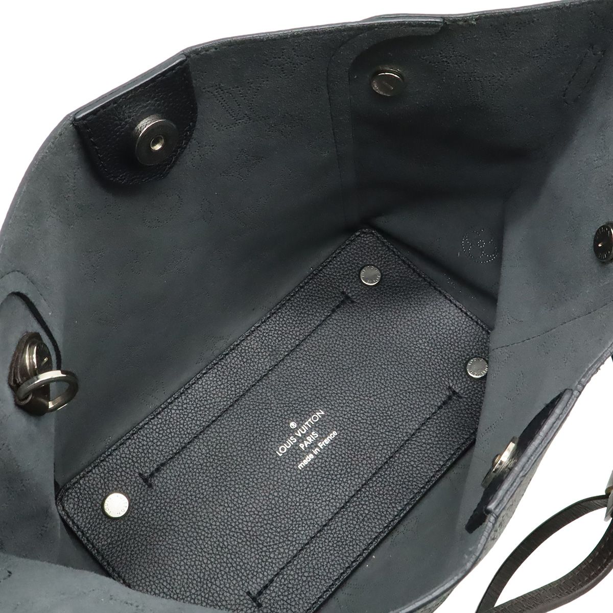 Louis Vuitton Monogram Mahina Hina PM 2-Way Shoulder Bag Leather Noir — view 8