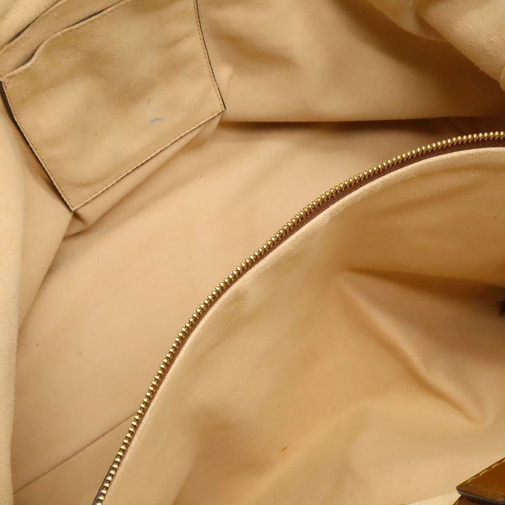 Gucci GG Supreme Tote 2-Way Shoulder Bag Crossbody Leather Beige Brown — view 9