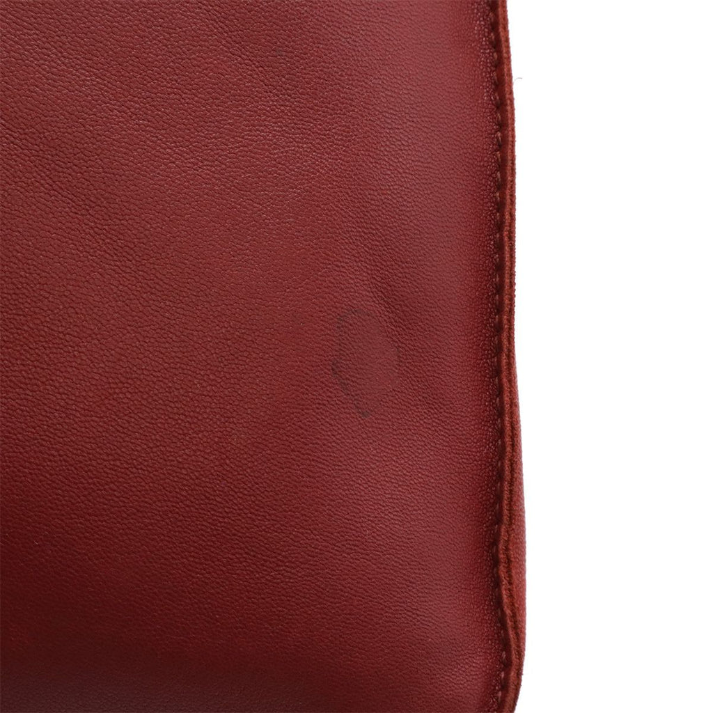 Hermes Clou de Selle Shoulder Bag Pochette Crossbody Punched Lambskin Leather — view 4