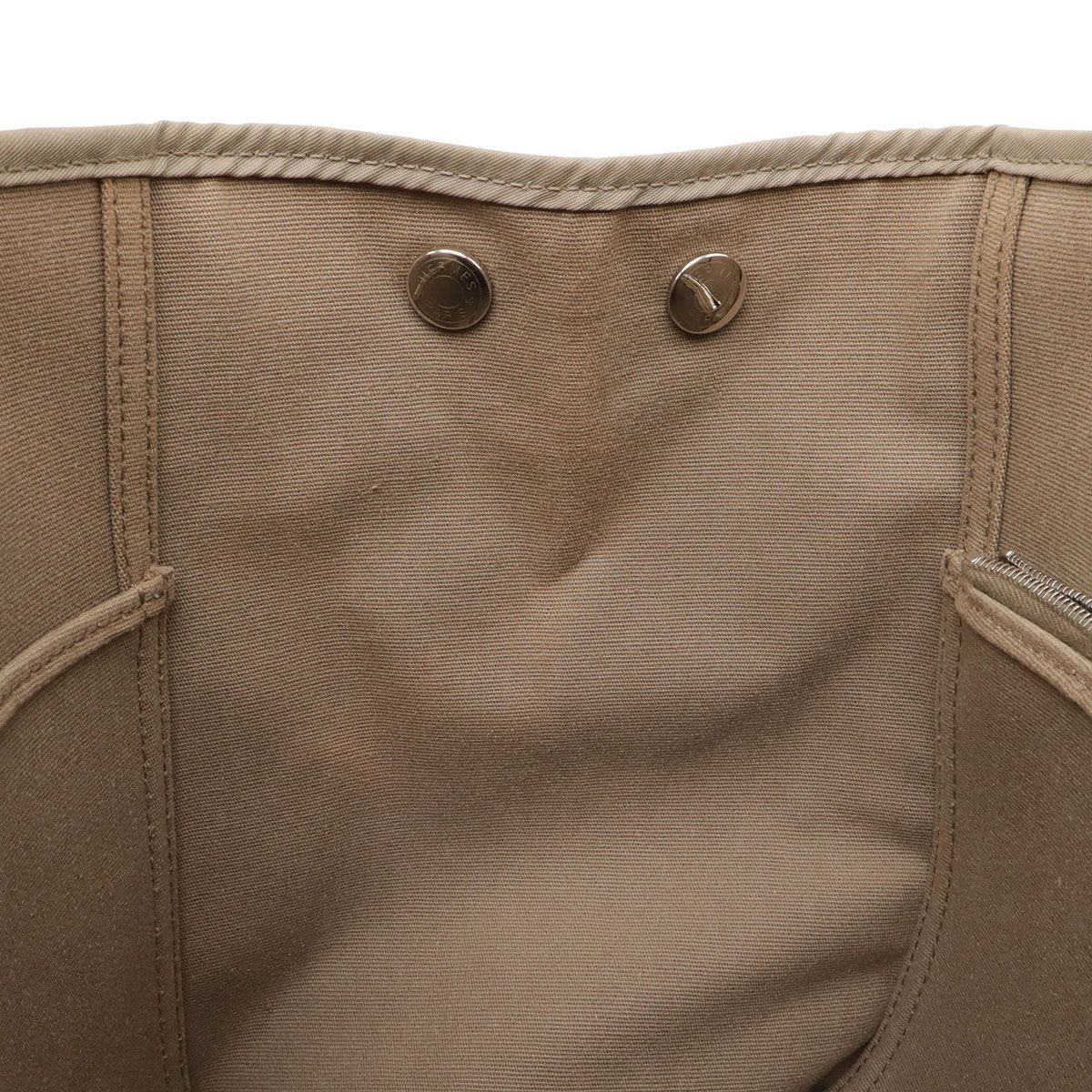 Hermes Kabak PM Tote 2-Way Shoulder Bag Toile Officier — view 7