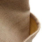 Hermes Saxo MM Tote Bucket Shape Toile Ash Beige Brown — view 8