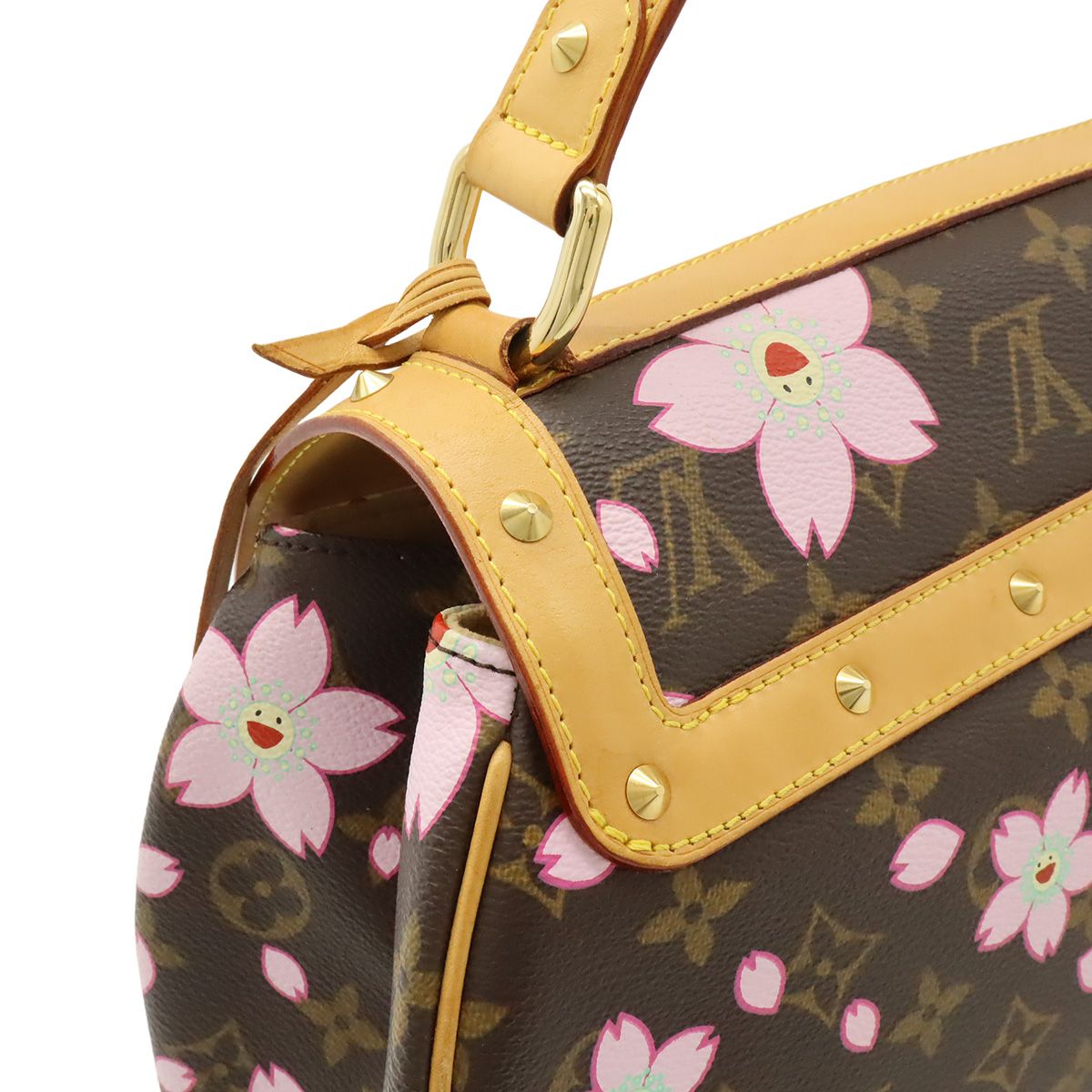Louis Vuitton Monogram Cherry Blossom Sac Retro PM Handbag Takashi Murakami — view 5